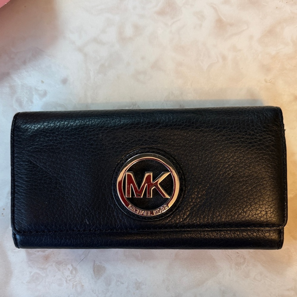 Michael Kors Black Leather Wallet
